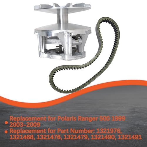 labwork Primary Driven Clutch and Belt Replacement for Polaris Ranger 500