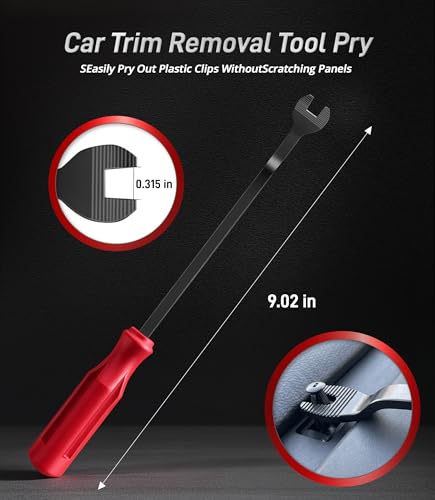 Automotive Disconnect Tool Set 8 Pcs, Auto Disconnect Pliers Kit Car Electrical Connector Wiring Harness Clip Removal Tool Relay Puller for Car Wiring & Fuel Line System Maintenance. - size: 8 PCS - 011