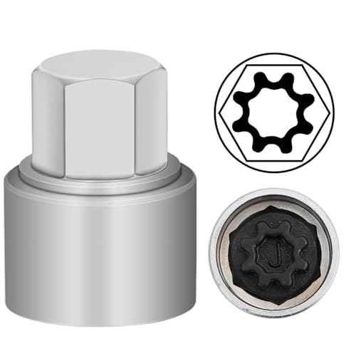 J Wheel Locking Nut Key for Audi, Socket OD 27mm - ID 25mm - size: Socket J