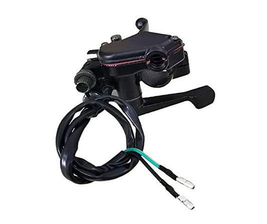 7/8" 22mm Thumb Throttle Cable with Dual Brake Lever Assembly Fits for 50cc 70cc 90cc 110cc 125cc 150cc 200cc & 250cc Kart Quad Bike Buggy