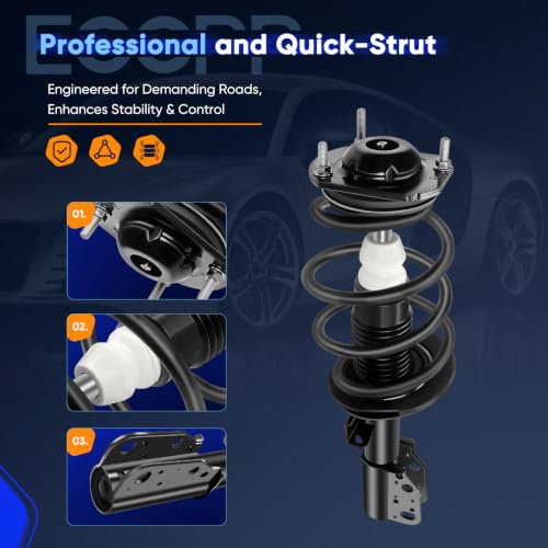 ECCPP Front Struts Complete Strut Assembly for Buick Enclave 2008-2012 - size: 172518 182518
