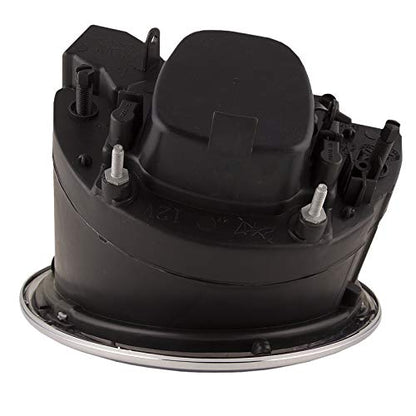 PERDE Compatible with Mini Cooper Black Headlight Set Halogen Left Driver Right Passenger Pair