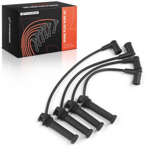 A-Premium 7MM Spark Plug Wires Set of 4, 2.3L L4 Compatible with Ford Mazda