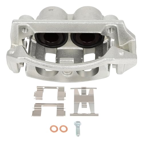 cciyu Front Left Disc Brake Caliper Assembly w/Bracket 18B4635 - size: Front Left[18B4635]
