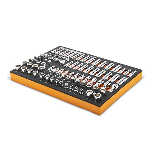 GEARWRENCH 89 Piece 1/4” Drive Master Metric Socket Set | GWMSSKT14MM