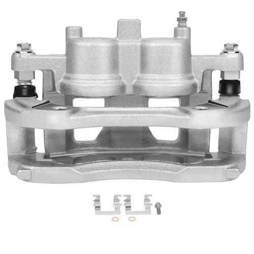 SCITOO Front Right Disc Brake Caliper With Bracket 18B4989 Silver - size: Front Passenger[18B4989]