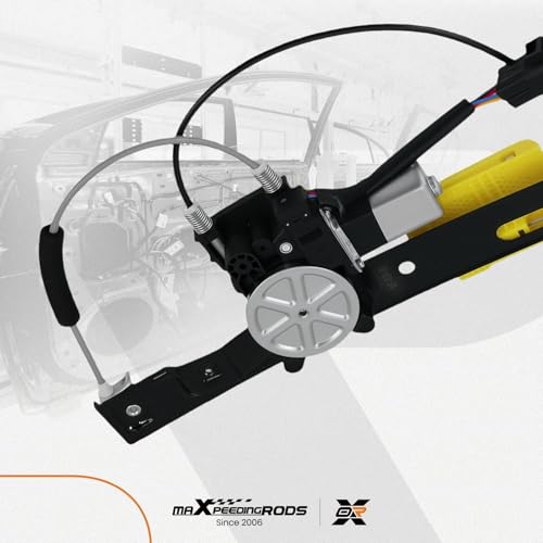 maXpeedingrods Rear Right Passenger Side Power Window Regulator with 6-Pin Motor for Jaguar XF XFR XFR-S 2009-2015 OE# C2Z26991 - style: C2Z26991