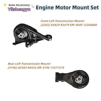 Engine Motor Transmission Mount Kit for Cruze 2011-2017 - size: Cruze 2011-2015 1.4L