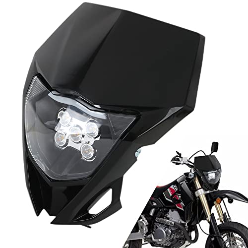 AnXin Dirt Bike Headlight for CRF250R CRF250F CRF450R CRF250L CRF450L XR650 - color: black