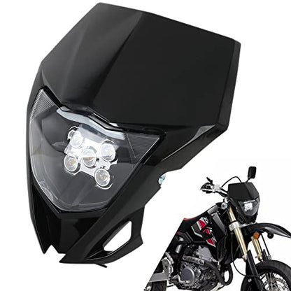 AnXin Dirt Bike Headlight for CRF250R CRF250F CRF450R CRF250L CRF450L XR650 - color: black