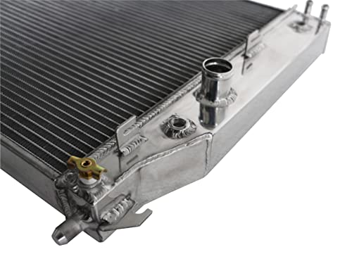 3 Row Radiator Fits 1997-2004 Chevrolet Corvette Base Coupe 2-Door 5.7L 350Cu. V8 C5 Z06 Polished Aluminum 24.75"×18"