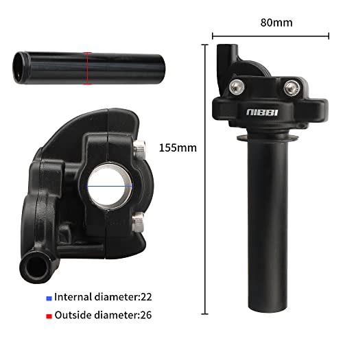 NIBBI 22mm Throttle Motorcycle Throttle Handle