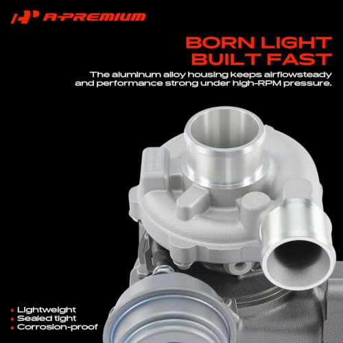 A-Premium Complete Turbocharger Turbo Kit with Gasket
