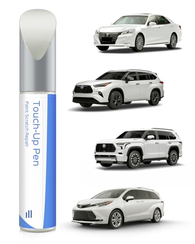 089 Wind Chill Pearl Tricoat Touch Up Paint Compatible with Toyota Exact Match Chips and Nicks Touch Up - color: Wind Chill Pearl Tricoat(089) compatible with Avalon-models/bZ4X/Camry-models/Corolla/Corolla-Cross/GR-Corolla/Highlander-models/Prius/Prius-P