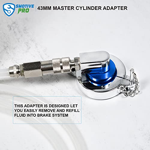 SMOTIVEPRO 43mm Brake Bleeder Adapter, Compatible with Toyota and Lexus - size: 43mm Master Cylinder Adapter