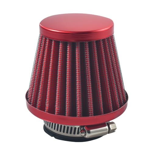38mm 1.5" Red Air Filter Intake - color: Red