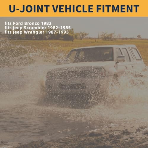 U Joint Rear Drive Shaft Universal Joint Replacement for Jeep Scrambler