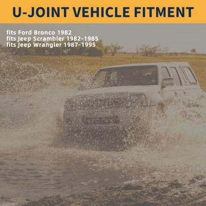 U Joint Rear Drive Shaft Universal Joint Replacement for Jeep Scrambler