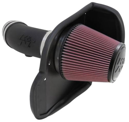K&N Cold Air Intake System: High-Flow Air Filter, Increase Performance & Acceleration: Compatible with 2011-2023 Chrysler/Dodge: 300, Challenger, Charger, 63-1565 - style: High-Flow