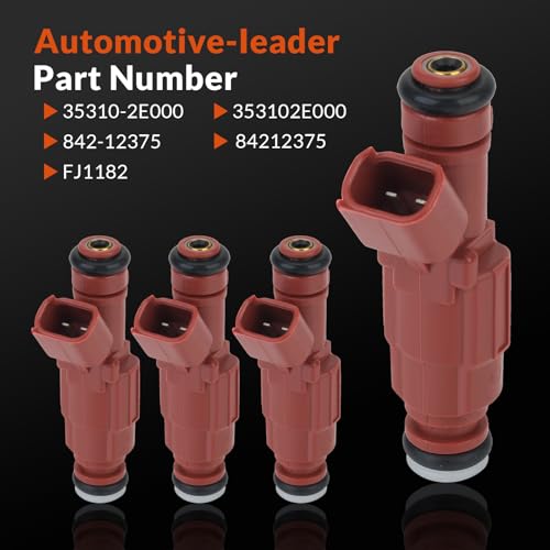 Fuel Injector Compatible with Hyundai Elantra 1.8 2011-2015, Kona 2018-2021, Veloster 2019-2021, for Kia Forte 2014-2016, Soul 2.0 2012-2013,1.8L 2.0L 35310-2E000 FJ1182 - size: 35310-2E000 FJ1182