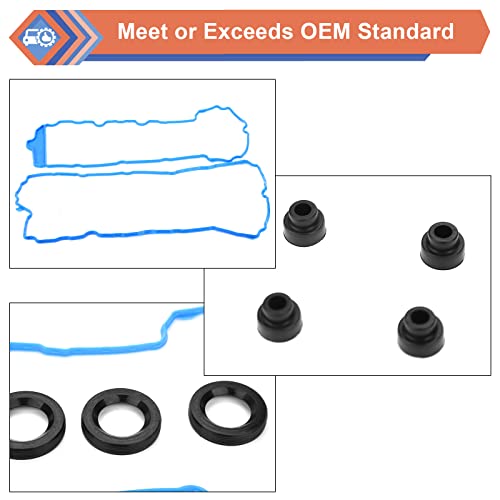 Engine Valve Cover Gasket Set Fit for Buick Cadillac Chevy GMC Vehicle