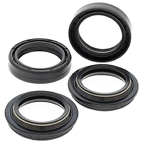 Fork Seal & Wiper Set fits - CR85R CR 85R 85 2003-2007 - Fork Dust Seals - Wear-Resistant Seal Kit - Fork Oil Seals & Wiper Rebuild Repair Kit - High Strength Rubber Seals