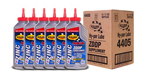 Rislone 4405-6PK Hy-per Lube Zinc ZDDP Supplement, 6-Pack, 11 oz - size: 6 Pack, style: 6 Pack