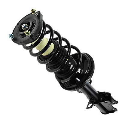TRQ Rear Driver Side Strut and Spring Assembly Gas Charged Coil Spring - style: SCA57425