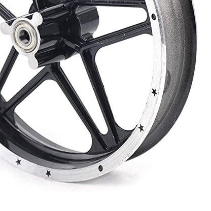 Tire Rim Wheel Hub, 2.50-10 Tire Rim Front Rear Wheel Aluminum Wheel Tire Rim for 49-50CC 2 Stroke Mini Pocket Dirt Bike Off Road Motorcycle Pocket Bike