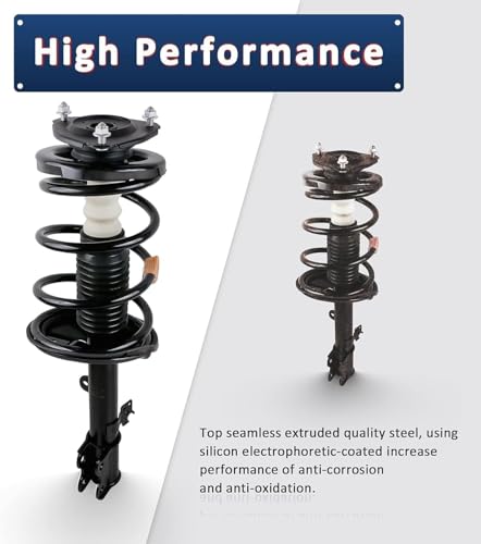 Front Suspension Kit Compatible for 07-12 Nissan Sentra 172378 K750096 - style: 07-12 Sentra Front Struts + Sway Bar Links