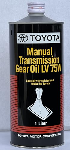 Toyota Genuine Manual Transmission Gear Oil LV 75W, 1 Liter, 08885-03206