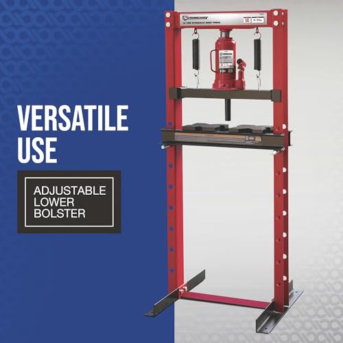 Strongway 12-Ton Hydraulic H-Frame Shop Press - style: 12 ton