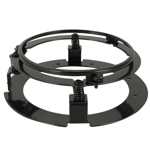 SUNPIE 블랙 14.6cm(5.75인치) 원형 헤드라이트 링 장착 브래킷 H_arley 오토바이 헤드라이트 LED 헤드라이트 마운트와 호환 - color: 블랙.