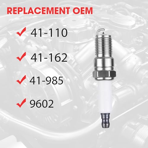 8팩 이리듐 스파크 플러그 교체 OEM# 41-110 41-162 41-985 9602 19417055 - size: 41-110:for 99-13 models