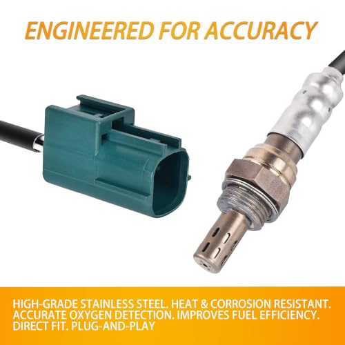 Nifeida 15525 234-4296 Oxygen O2 Sensor 2 Downstream Compatible with 2002-2006 Nissan Sentra Altima Armada Maxima Murano NV1500 NV2500 NV3500 Replace#234-4301 - size: 15525