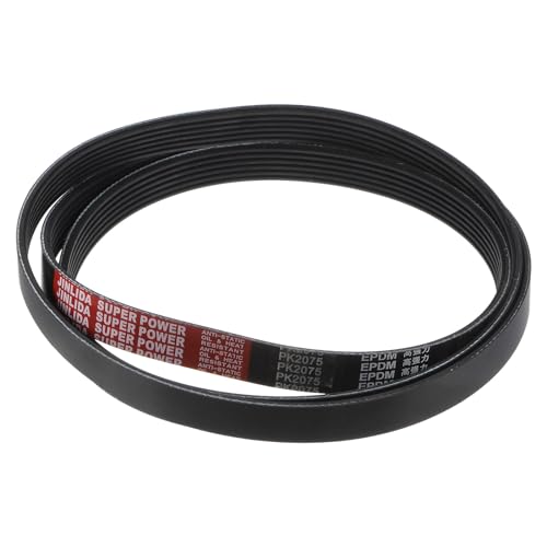 uxcell 6K817/6PK2075 Serpentine Belt 6 Ribs 2075mm Length x 21mm Width x 5mm Height, EPDM Poly V Belt, Multi Wedge Micro V Belt for Vehicle - size: 6PK2075