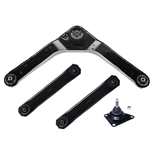 TUCAREST 4Pcs Rear Suspension Kit K641869 x2 K7450 522-476 Left Right Rear Control Arm Assembly Compatible With 1999 00 01 02 03 04 Je-ep Grand Cherokee Upper and Lower - size: 522-476 K7450 K641869 (99-04 Grand Cherokee,Rear)