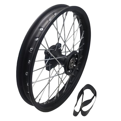 Beeking 1,40×14"（60/100-14)(15mm Bearing) Front Wheel Rim Hub for Motocross Off Road Dirt Pit Bike Fits 50cc-125cc dirt bike TTR SSR CRF Apollo.