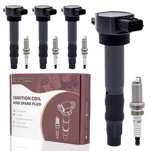 UF532 Ignition Coils & Iridium Spark Plug Set, 4 Pack - size: UF532 & Spark Plugs