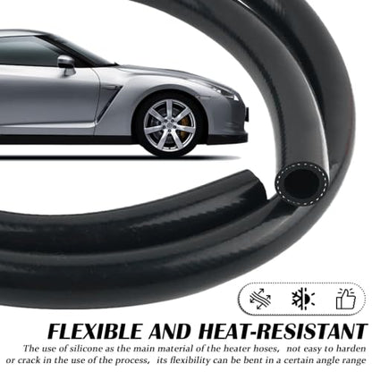 5Ft 5/16 Car Heater Hose with 10PCS Clamps,ID 7mm & OD 16mm Coolant Hoses to Transport Air/Water,Straight Car Accessories 5/8 Silicone Heater Hose Working Pressure 250 PSI (5/16 inch) - color: 5/16 inch