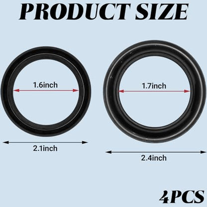 Fork Seals Dust Seal Kit, Motorcycle Front Fork Oil Seals Dust Seal Wiper Replace Kit for Honda Shadow VLX 600 VT600 1988-2008 Nighthawk 700S CB700SC 1984-1986, Engine Accessories (4PCS)