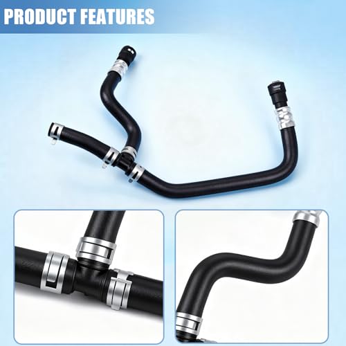 Sorello Engine Heater Hose Set Assembly Compatible with Buick Enclave, Inlet & Outlet Heater Hose Kit Compatible with Saturn Outlook 3.6L V6 - Replace 20765678、25862087、25862088、626-562