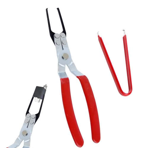 2 PCS Relay Tester, Electrical Disconnect Pliers, Automotive Relay Fmm Fuses Puller Tool, Automotive Relay Tester (Red)