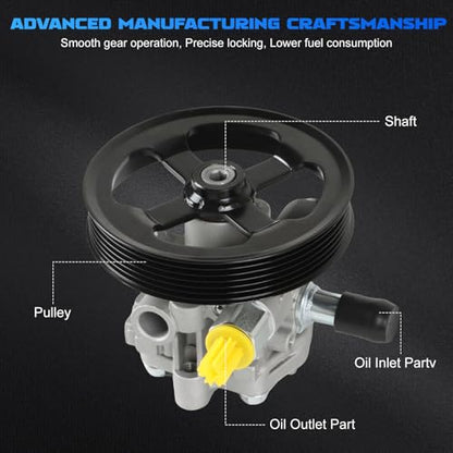 20-2402 Power Steering Pump fit for 2007-2010 Cirrus 2011-2014 200 - size: 20-2402