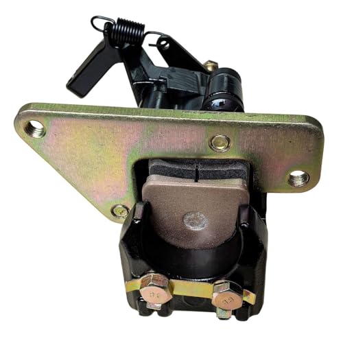 Rear Brake Caliper with Parking Brake & Pads Assembly Compatible with Suzuki ATV Quadracer 450 LTR450 2006-2009 Quadsport LTZ400 2003-2013 OEM # 69100-33H00-999 69100-45G00-999