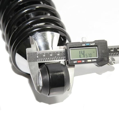 Rear Street Rod Coil Over Shock Black Coated Spring (Spring Rate 200Pound) - size: Spring Rate 200Pound