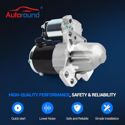 Autoround 17986 Starter Motor Fit for 3.0L 3.6L V6 Chevy Malibu
