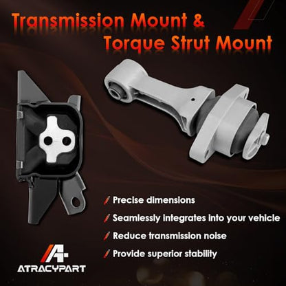 Engine Motor & Transmission Mount Kit 3PCS, Fit for Hyundai 17-20 Elantra - size: Motor & Transmission Mount Kit