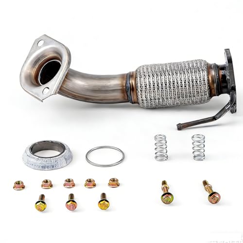 100% Stainless Steel Front Exhaust Flex Pipe 52473 - size: for 09-14 Tsx 2.4L 08-12 Accord 2.4L