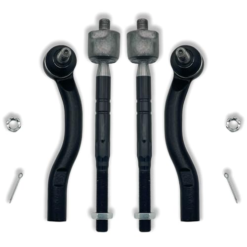 4pcs Front Inner & Outer Tie Rod Ends Kit Fit for Toyota Camry 2007 2008 2009 2010 2011 | Replaces EV800306 ES80603 ES80602 - size: ES80602 ES80603 EV800306 X2